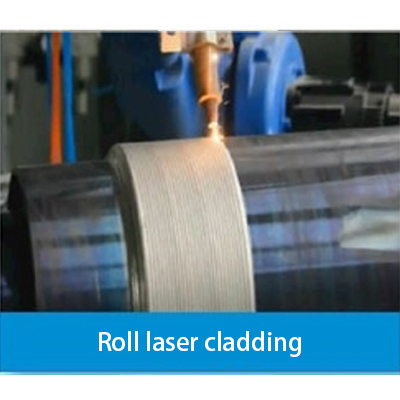 Roll laser cladding